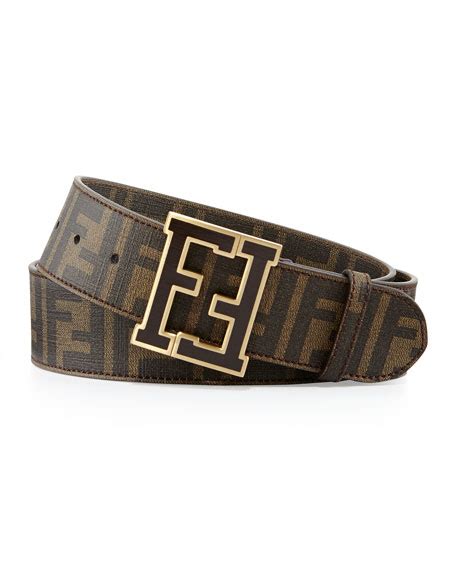 brown fendi zucca belt|Fendi belt size chart.